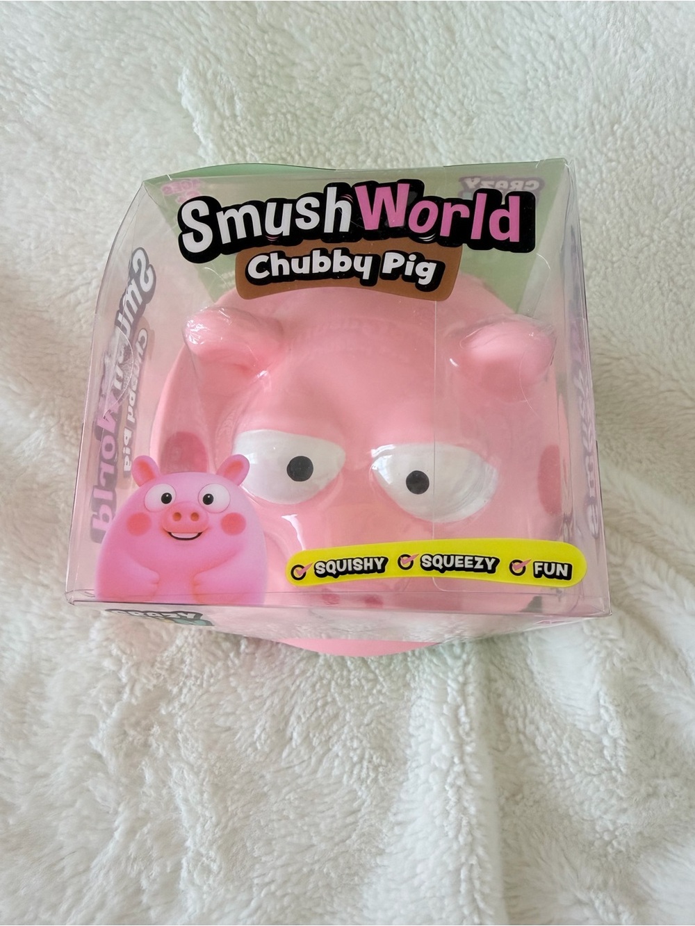 Crazy Fun Smush World Chubby Pig Squishy Fidget Toy - Viral - Five Below - Picture 2 of 7